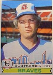 1979 Topps Baseball Cards      586     Bob Horner RC